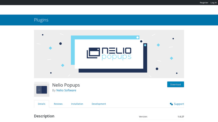 Nelio Popups Landing Page