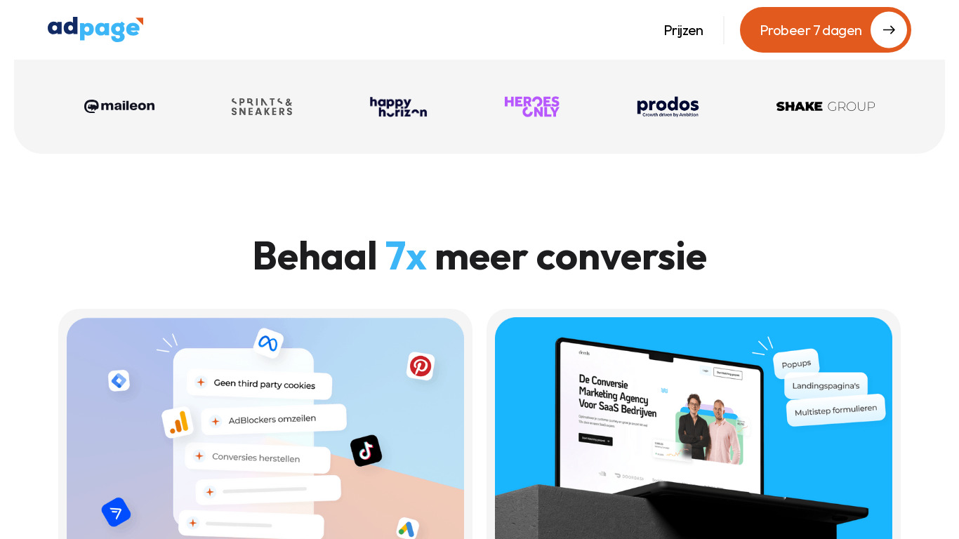 AdPage Landing page