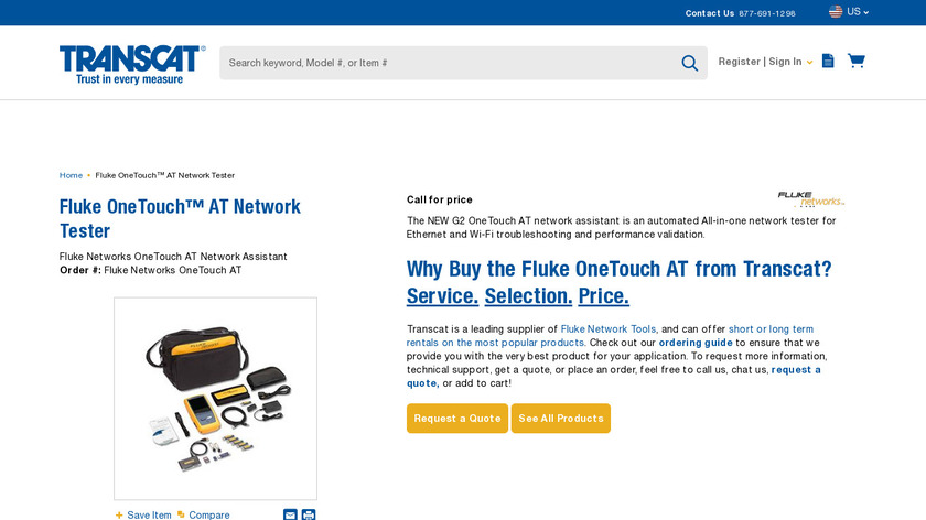 OneTouch AT Network Assistant Landing Page