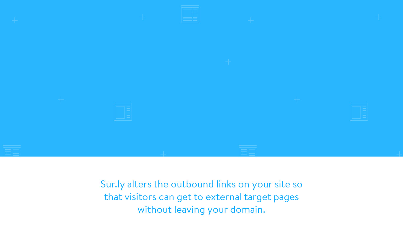 Sur.ly Landing page
