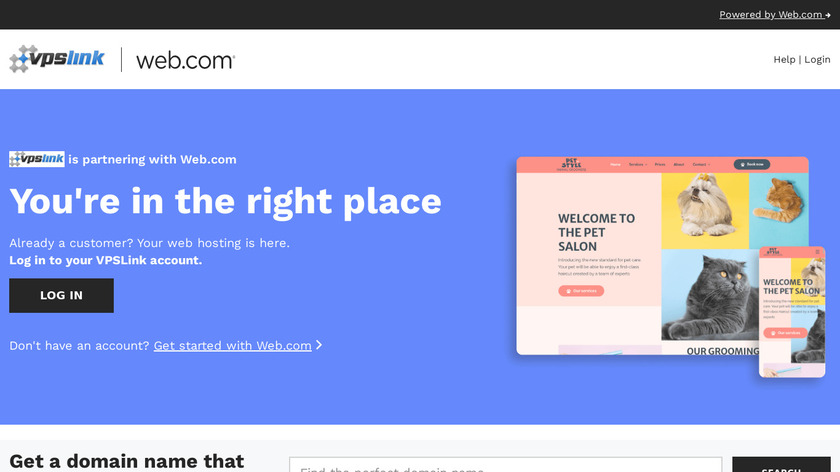 VPSLink Landing Page