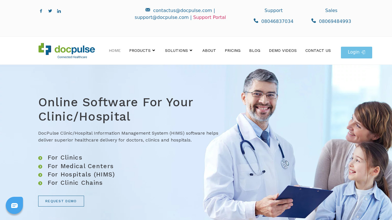 DocPulse Landing page