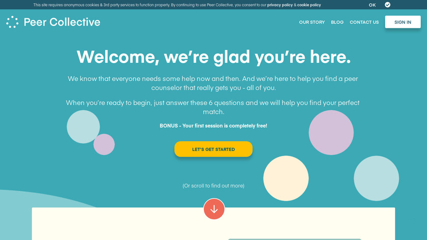 Peer Collective Landing Page