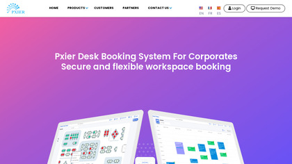 Pxier Desk Boking System image