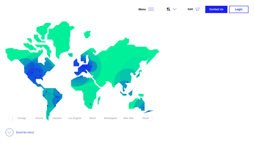 FDC Servers Landing Page