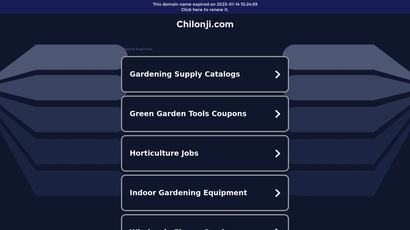 Chilonji Landing Page