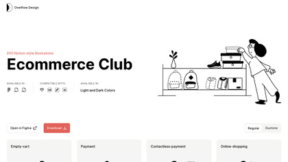 Ecommerce Club Illustration Pack screenshot