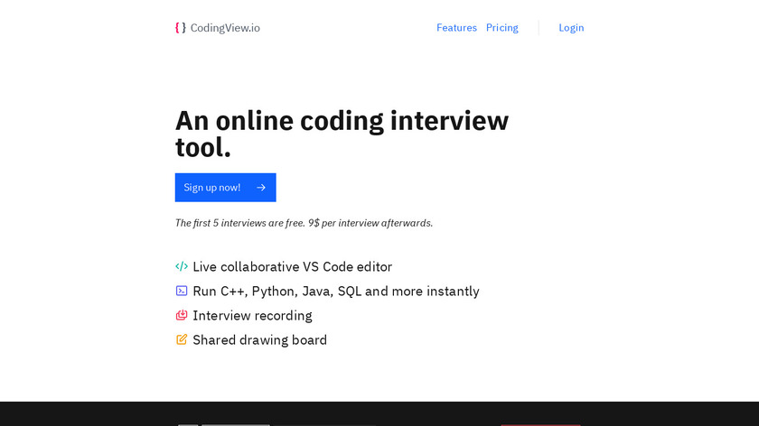 Coding View Landing Page