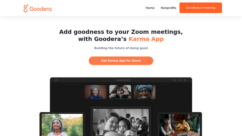 Karma by Goodera Landing Page