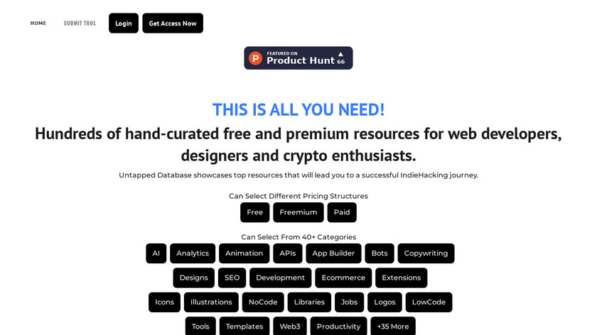 Untapped.link.link Landing Page