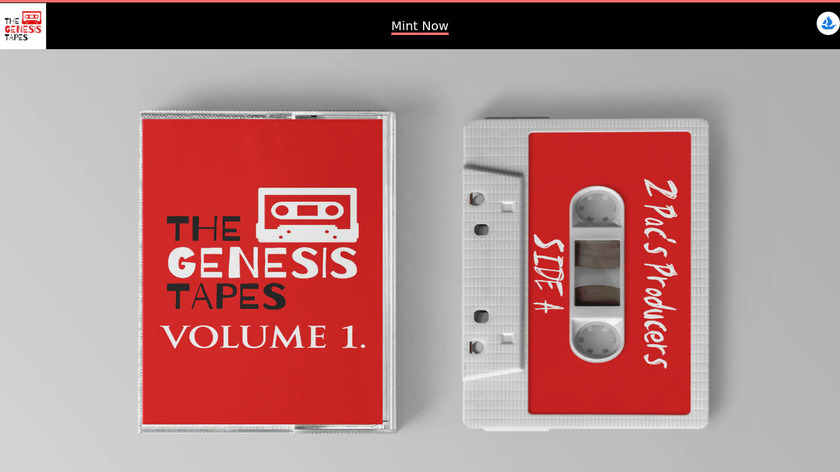 The Genesis Tapes Landing Page