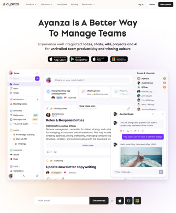 Ayanza screenshot