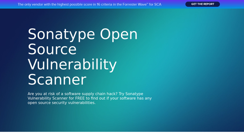 Nexus Vulnerability Scanner Landing Page