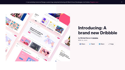 A brand new Dribbble image
