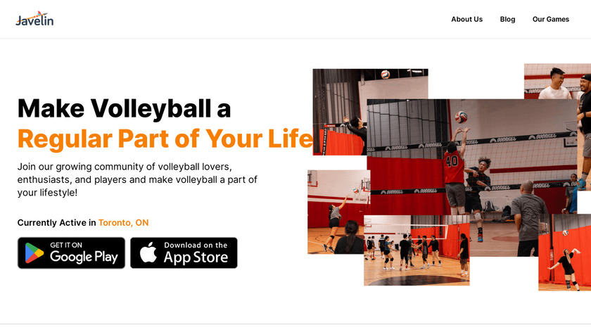 Javelin Landing Page