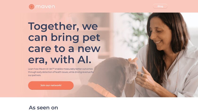 Maven Pet Landing Page