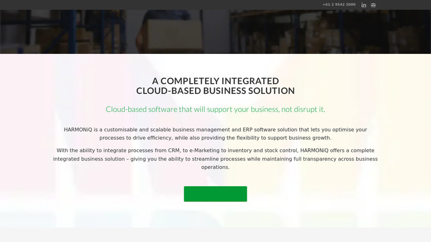 HARMONiQ Landing Page