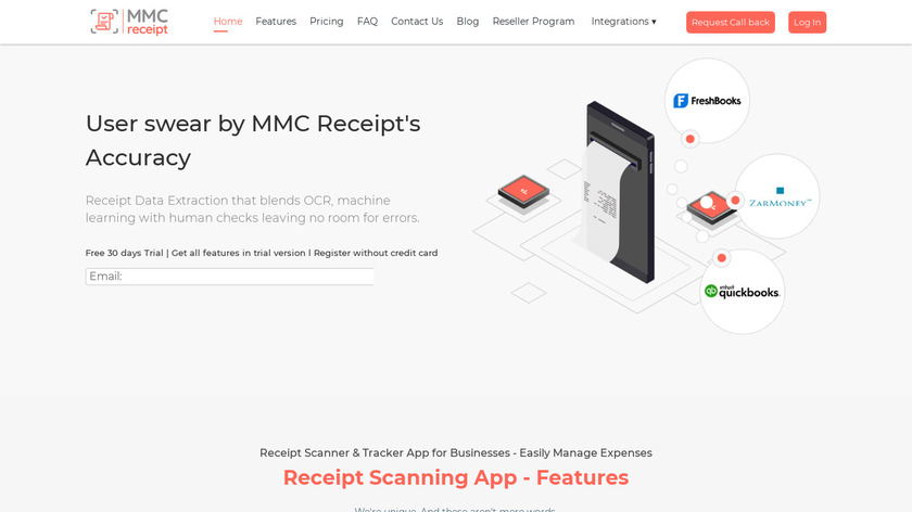 MMC Receipt Landing Page