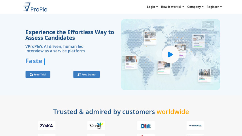 VProPle Landing Page