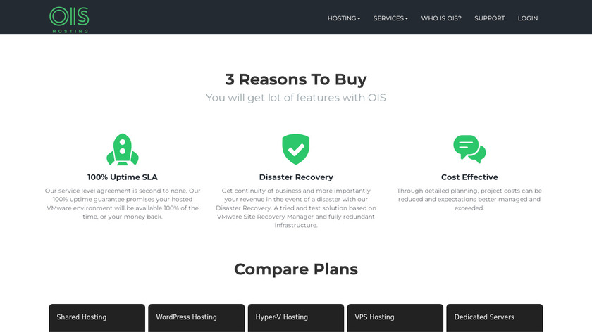 OIS Site Landing Page