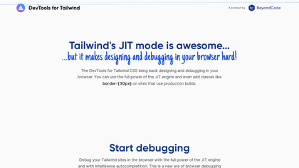 DevTools for Tailwind CSS screenshot