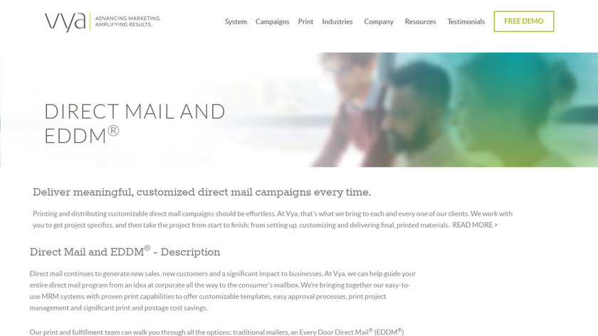 Every Door Direct Mail Landing Page
