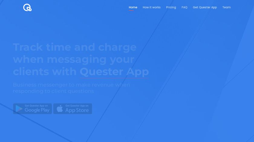 Quester App Landing Page