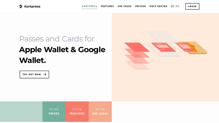 Kortpress Landing Page