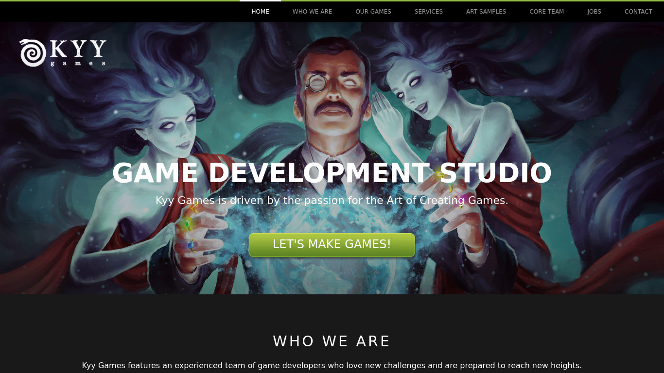 Cabals: Magic and Battle Cards Landing page