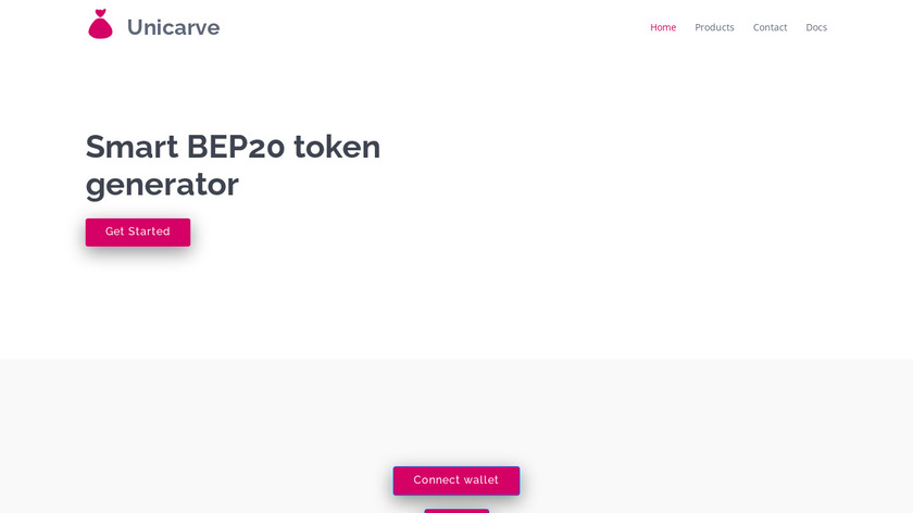 Unicarve App Landing Page