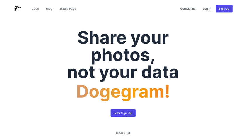 Dogegram Landing Page
