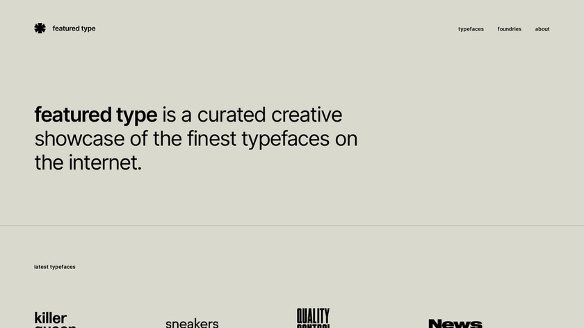 featured type Landing Page