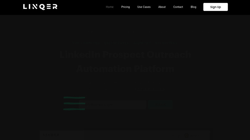 Linqer.io Landing Page