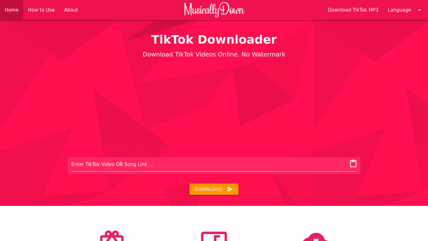 MusicallyDown Landing Page