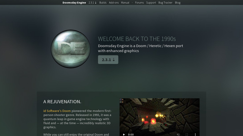 Doomsday Engine Landing Page