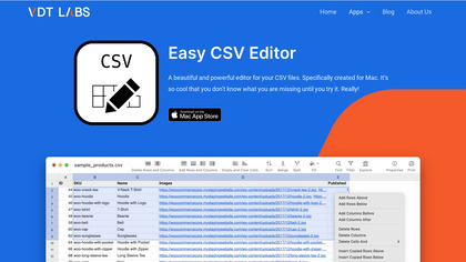 Easy CSV Editor image