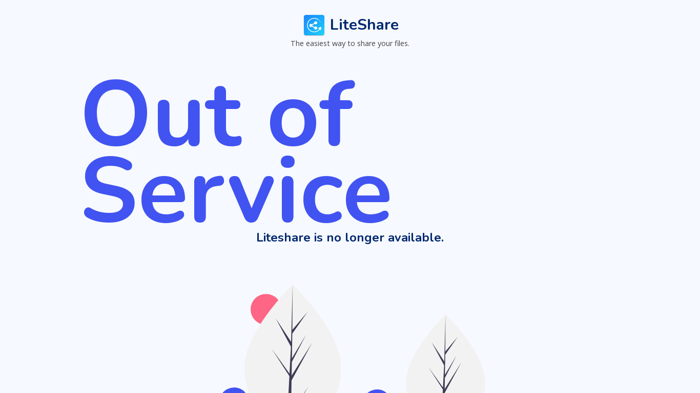 LiteShare.co Landing page