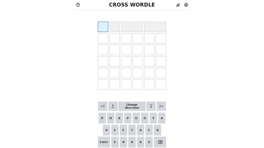 Crosswordle Landing Page