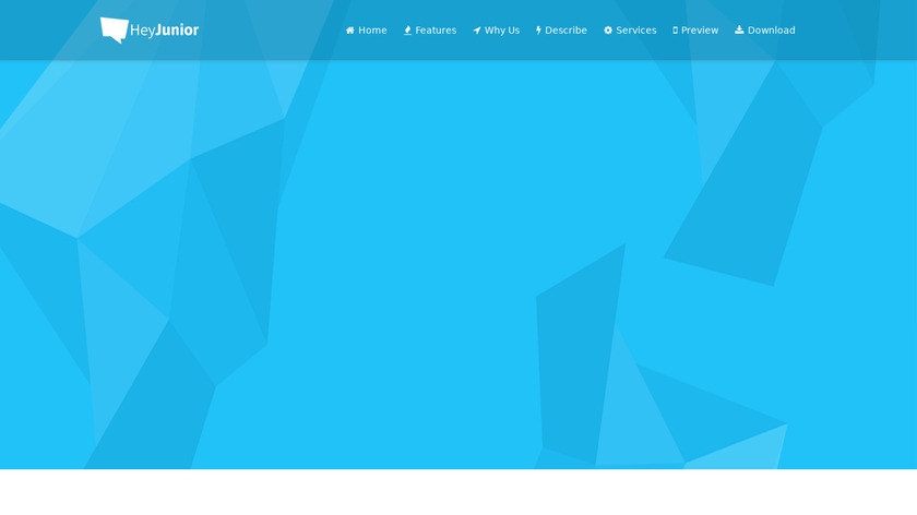 HeyJunior Landing Page