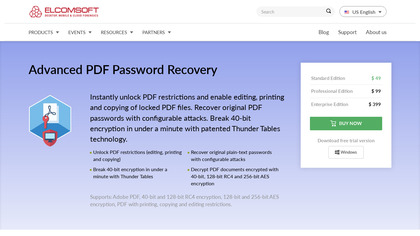 Advanced PDF Password Recovery image