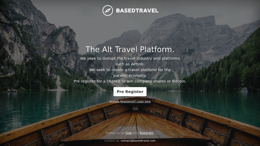 Based Travel Landing Page