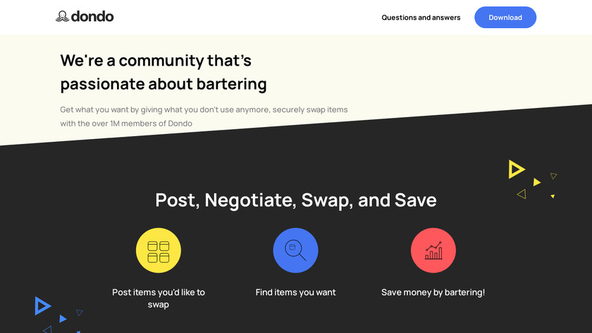 Dondo Landing Page