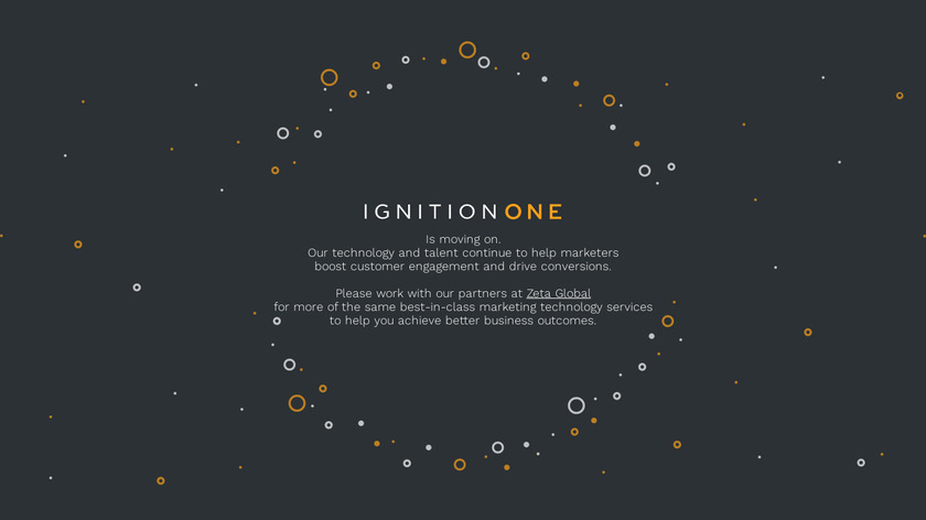 IgnitionOne Digital Marketing Suite Landing Page