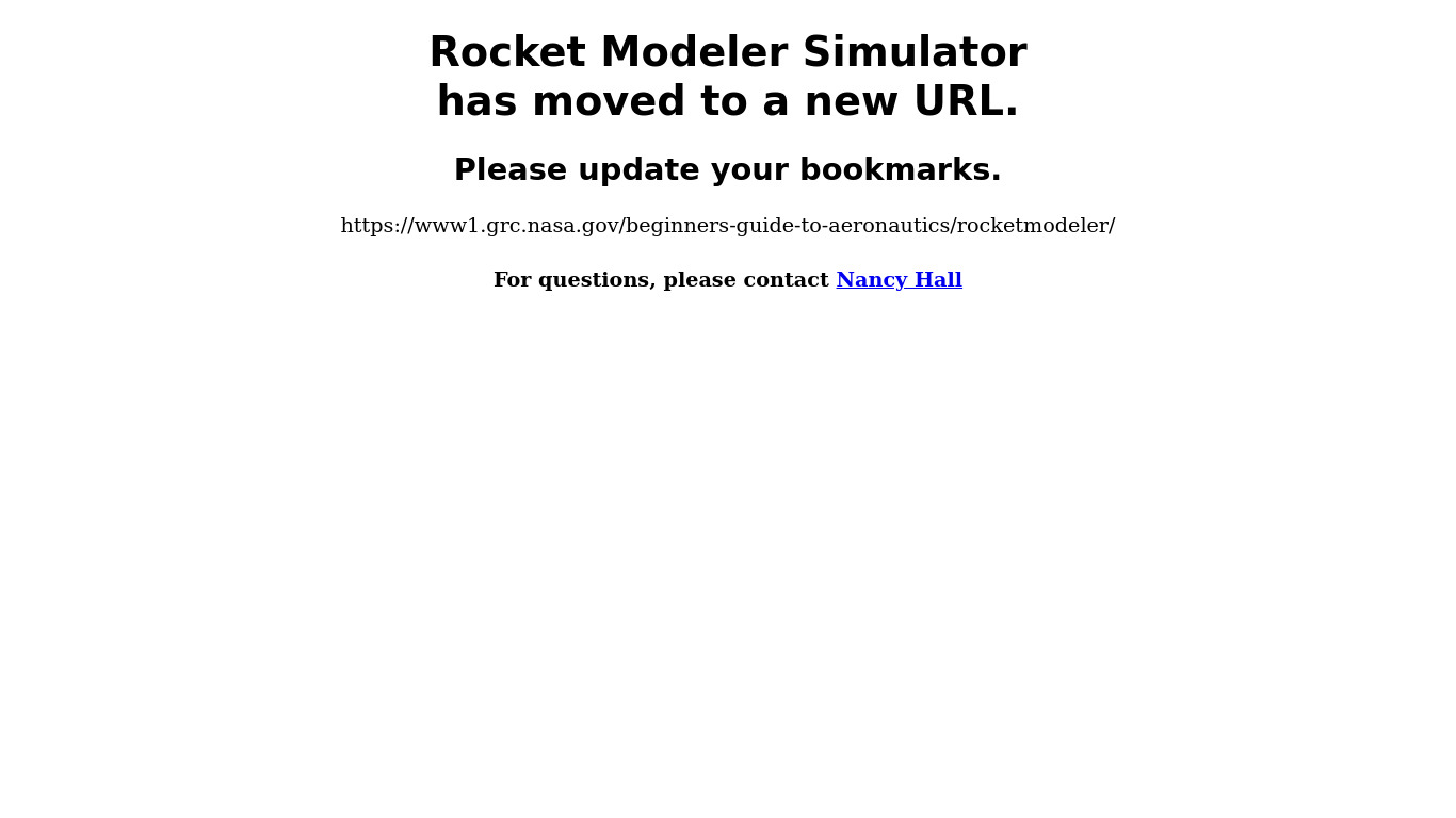 Rocket Sim Landing page