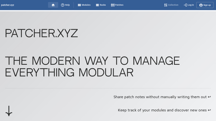 patcher.xyz Landing Page