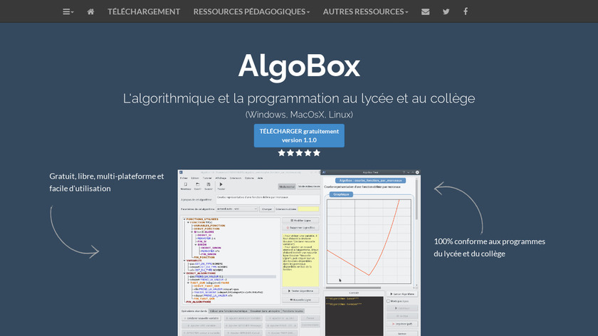 AlgoBox Landing Page