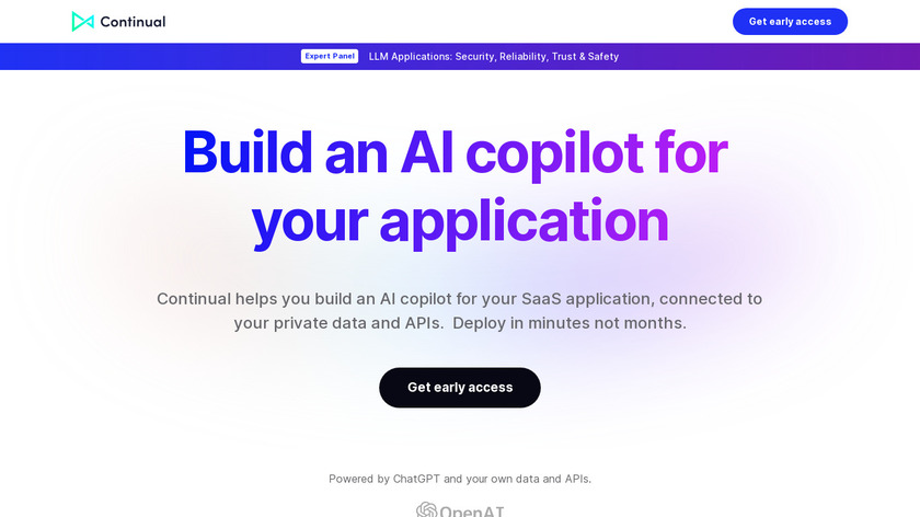 Continual Landing Page