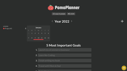 Yearly Planner by PomoPlanner image