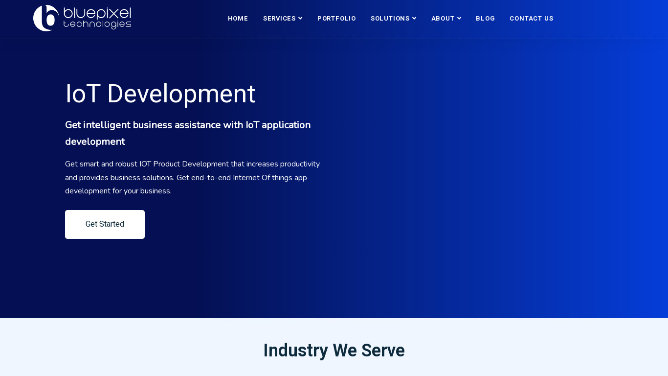 BLE Scanner Landing page