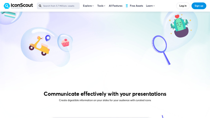 Iconscout for Canva Landing Page